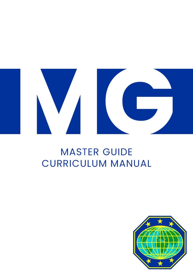 Master Guide Curriculum